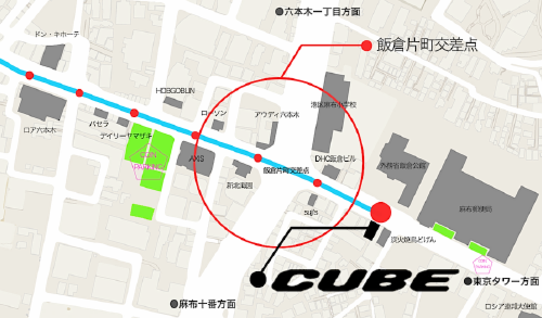 CUBE MAP 地図　アクセス　マップ